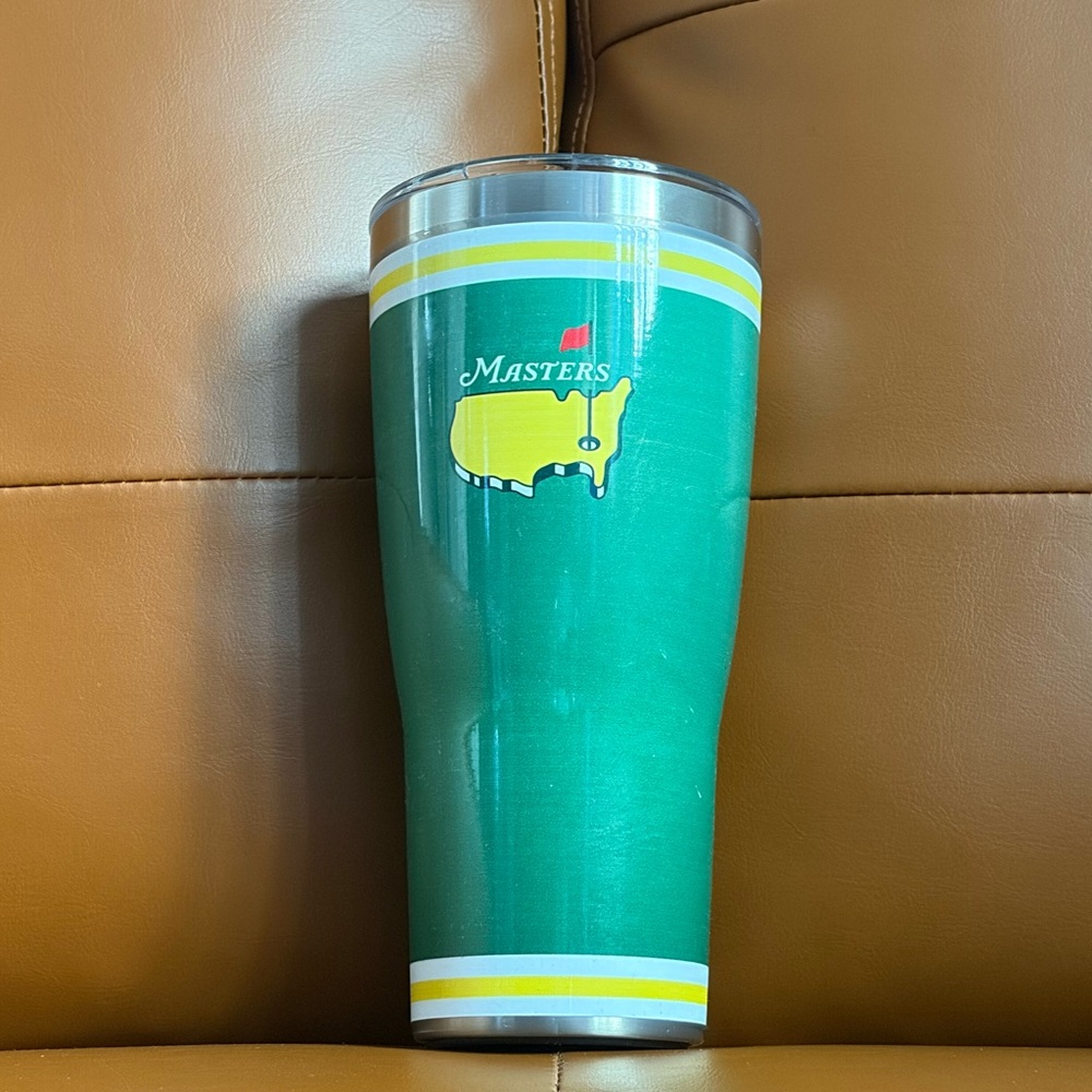 Masters Green and Yellow Tumbler